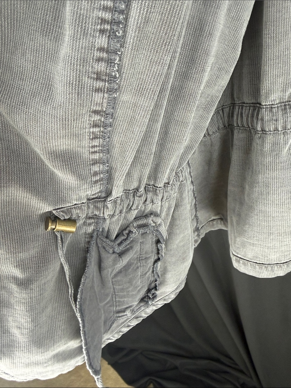 Torrid Gray Tencel Draped Utility Jacket Size 2 - Picture 7 of 10